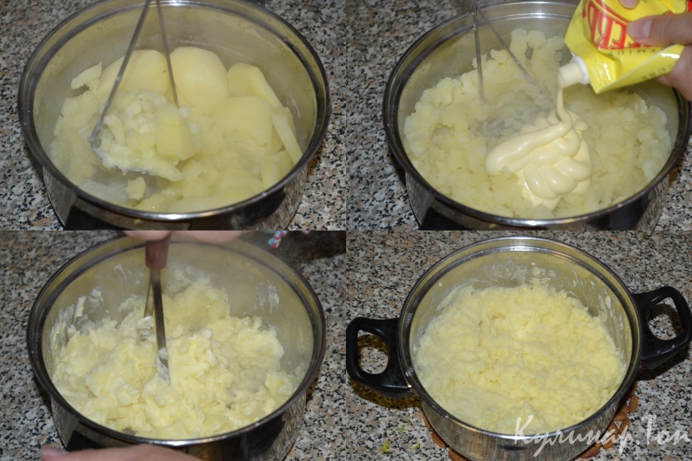 Гуляш из баранины с картофельным пюре