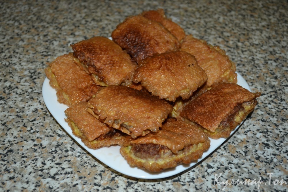 Куриные котлетки в вафлях