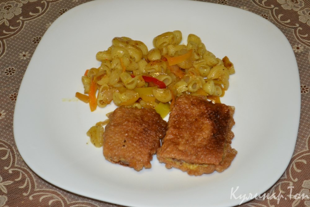 Куриные котлетки в вафлях