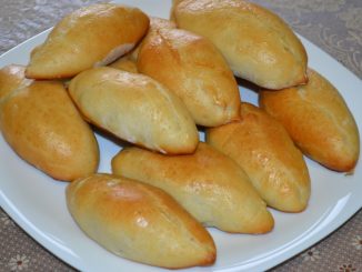 Пирожки с картошкой и грибной икрой
