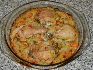 Рис с овощами и курицей