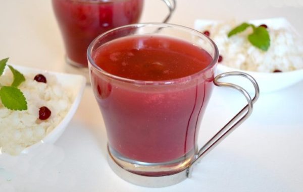 Брусничный кисель Брусничный кисель