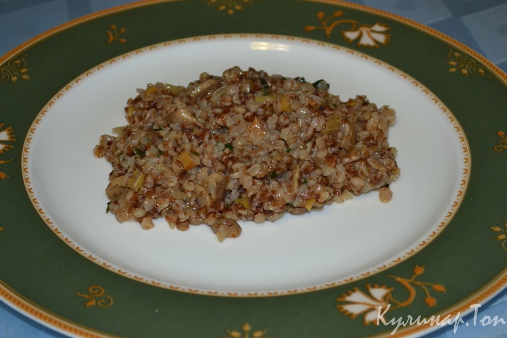 Гречка с грибами
