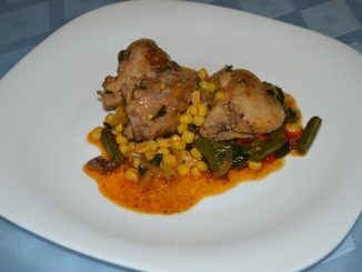 Курица с овощами по-мексикански