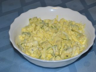 Салат из яиц и авокадо