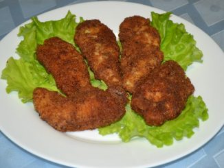 Стрипсы на сковороде