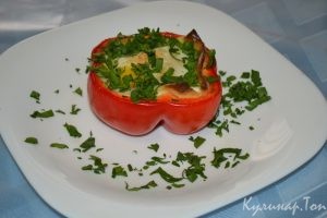Яичница в перце