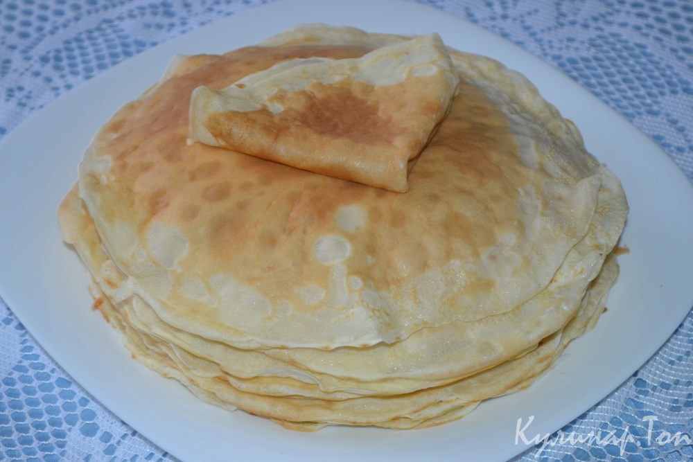 Блины на молоке