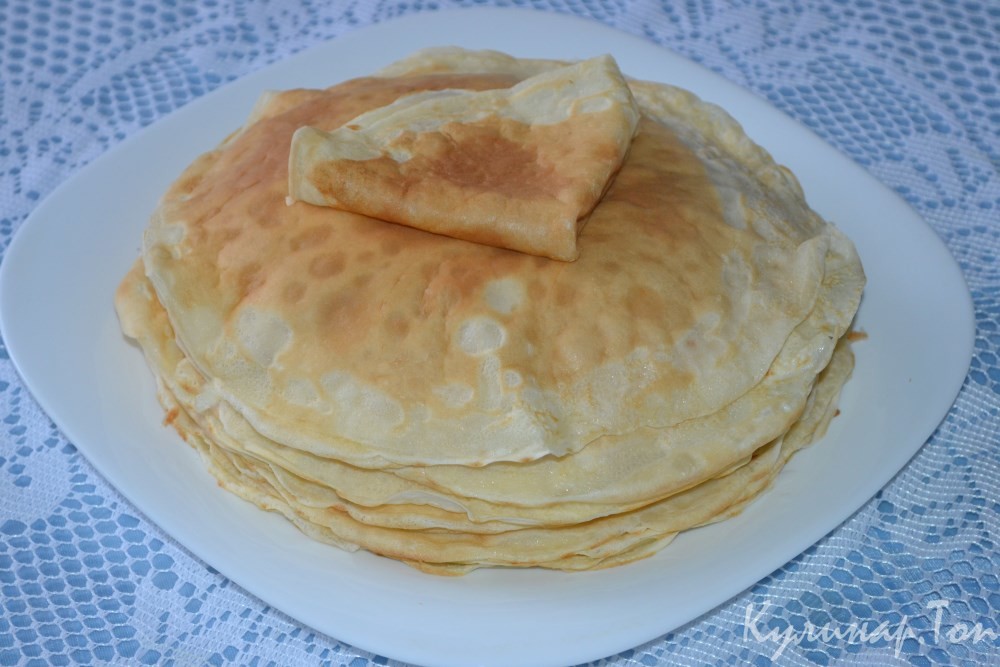 Блины на молоке