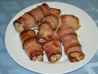 Куриная грудка в беконе