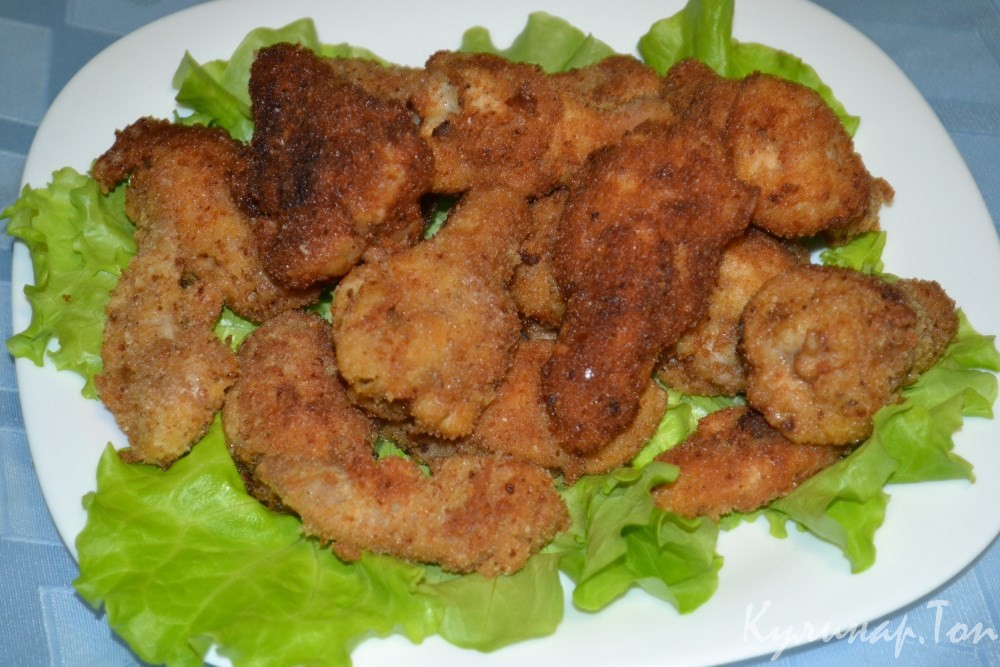 Куриные крылышки в белом вине