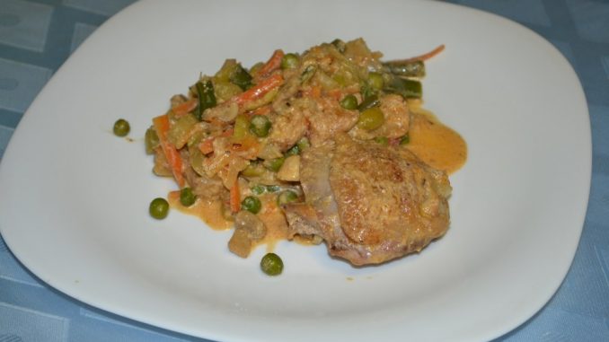 Овощной микс с курицей и грибами-09 Овощной микс с курицей и грибами