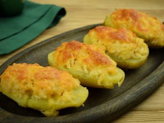 Картофельные лодочки с сыром