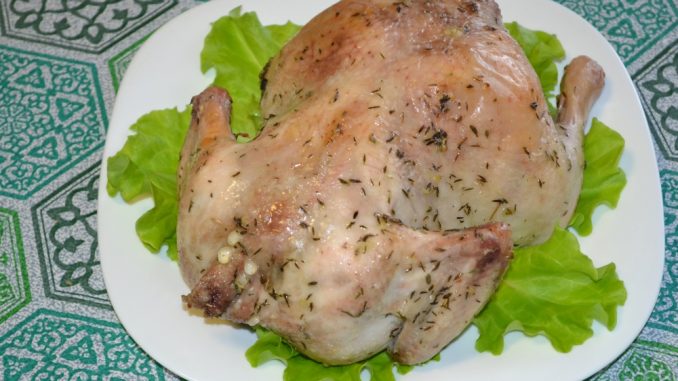 Курица, фаршированная рисом с овощами-12 Курица, фаршированная рисом с овощами