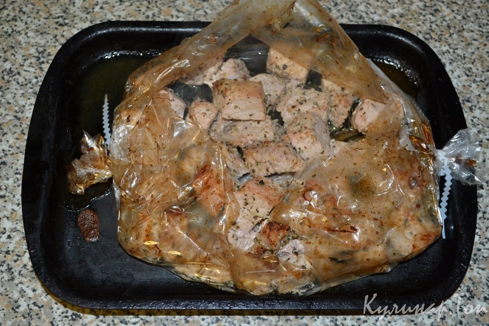 Шашлык с лаймом в духовке