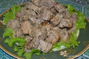 Шашлык с лаймом в духовке
