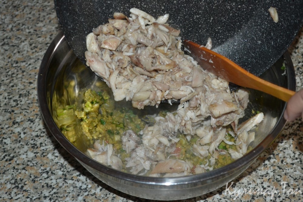 Тортильи с мясом и гуакамоле