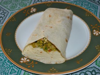 Тортильи с мясом и гуакамоле