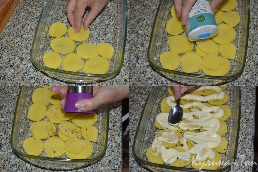 Горбуша с овощами в духовке