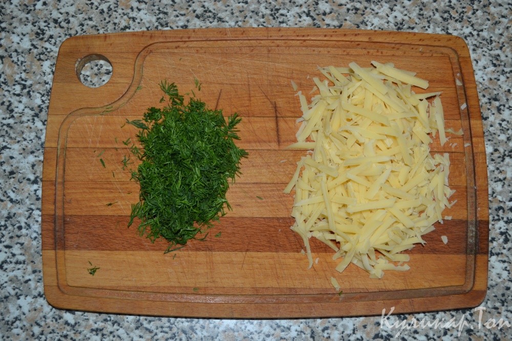 Горячая закуска из шампиньонов