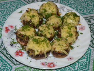 Горячая закуска из шампиньонов