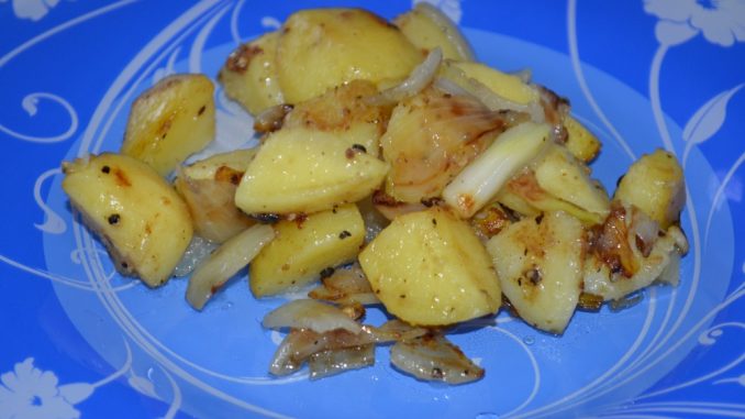 Картофель с луком по-домашнему-06 Картофель с луком по-домашнему