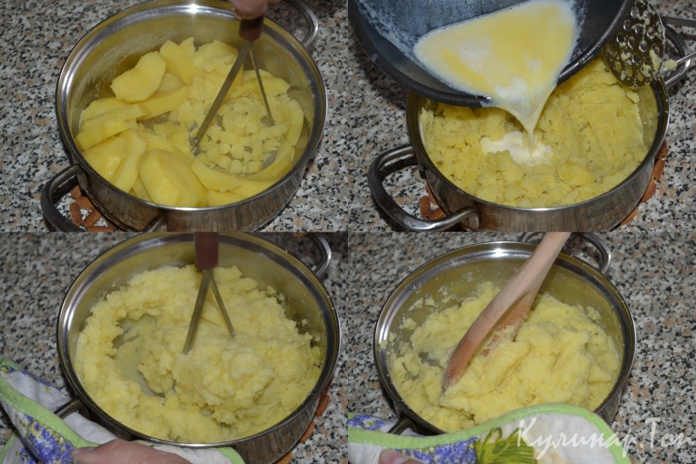 Картофельное пюре с маслом и молоком