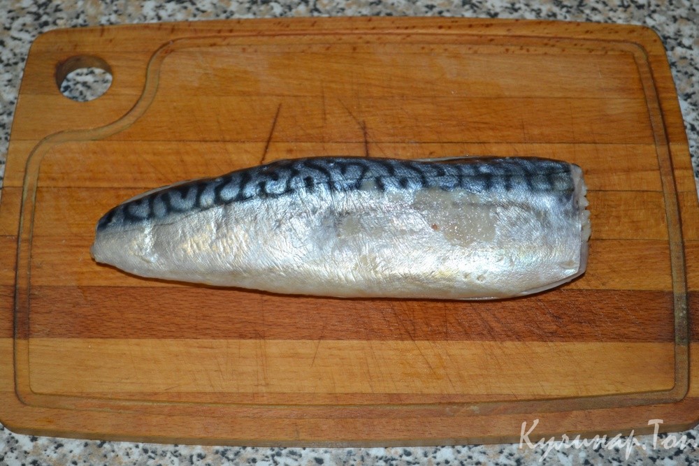 Скумбрия в чесноке