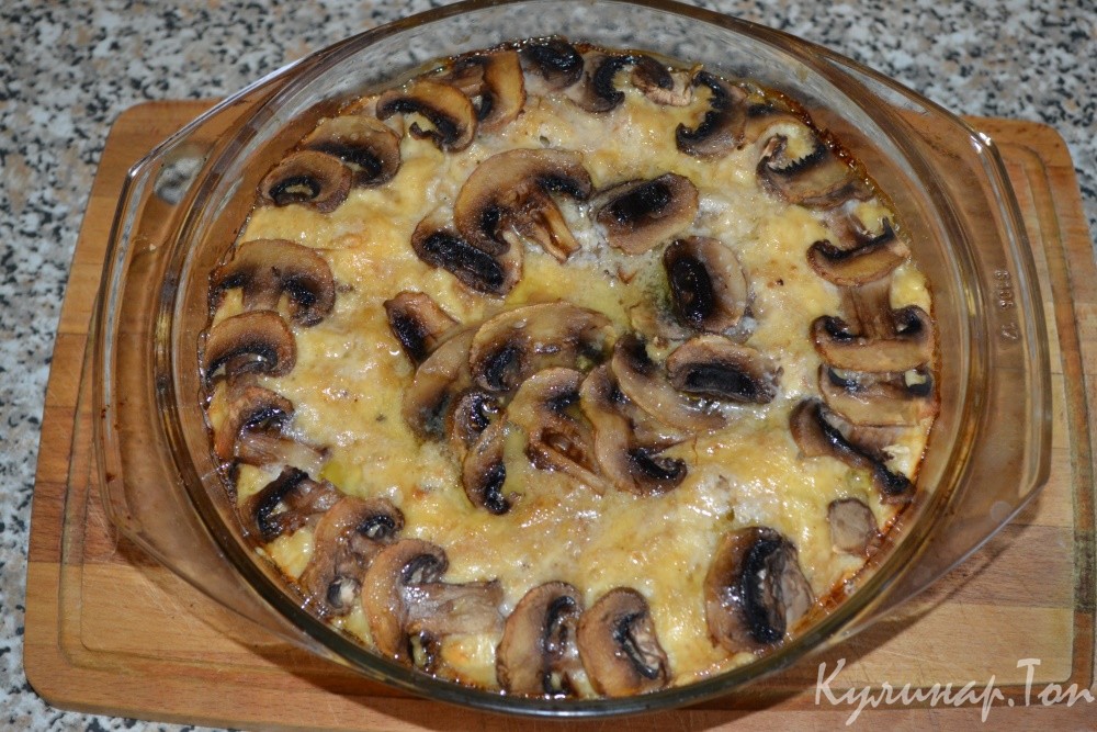 Жюльен с грибами