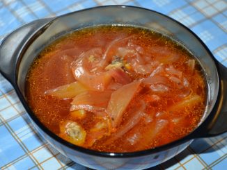 Борщ с курицей