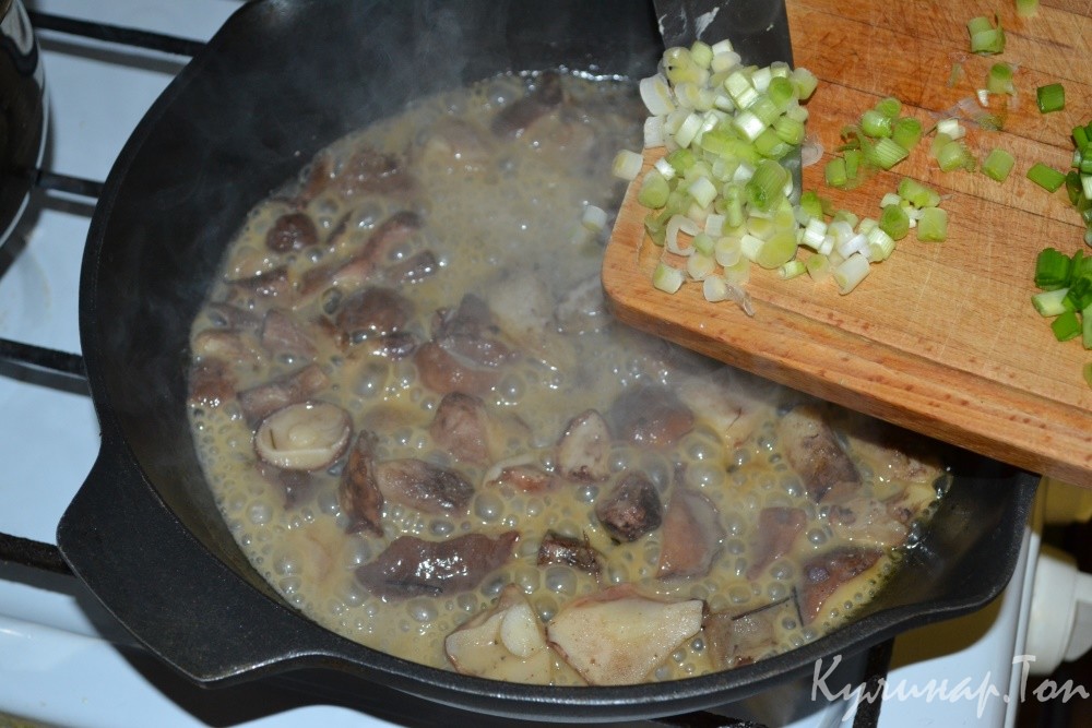 Гречневая каша с грибами