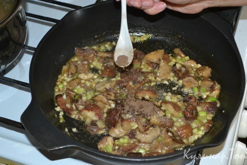 Гречневая каша с грибами