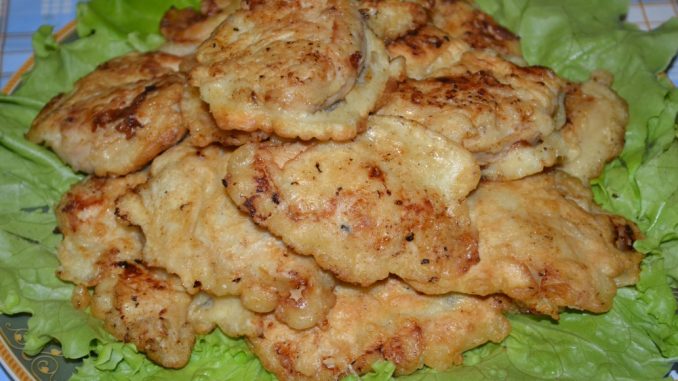 Куриная грудка в пивном кляре-09 Куриная грудка в пивном кляре