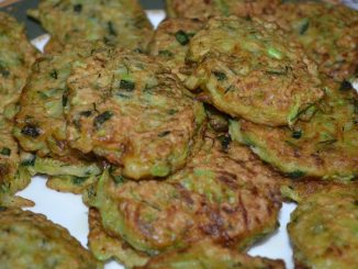 Кабачковые оладьи с зеленью