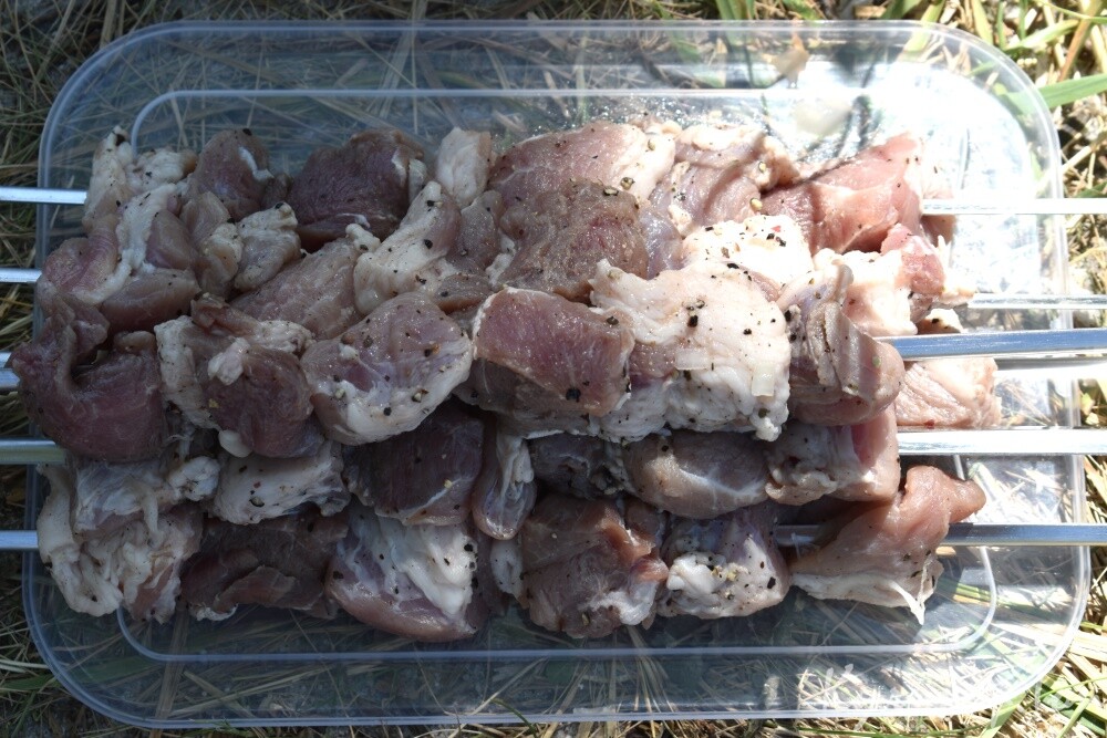 Классический шашлык из свинины