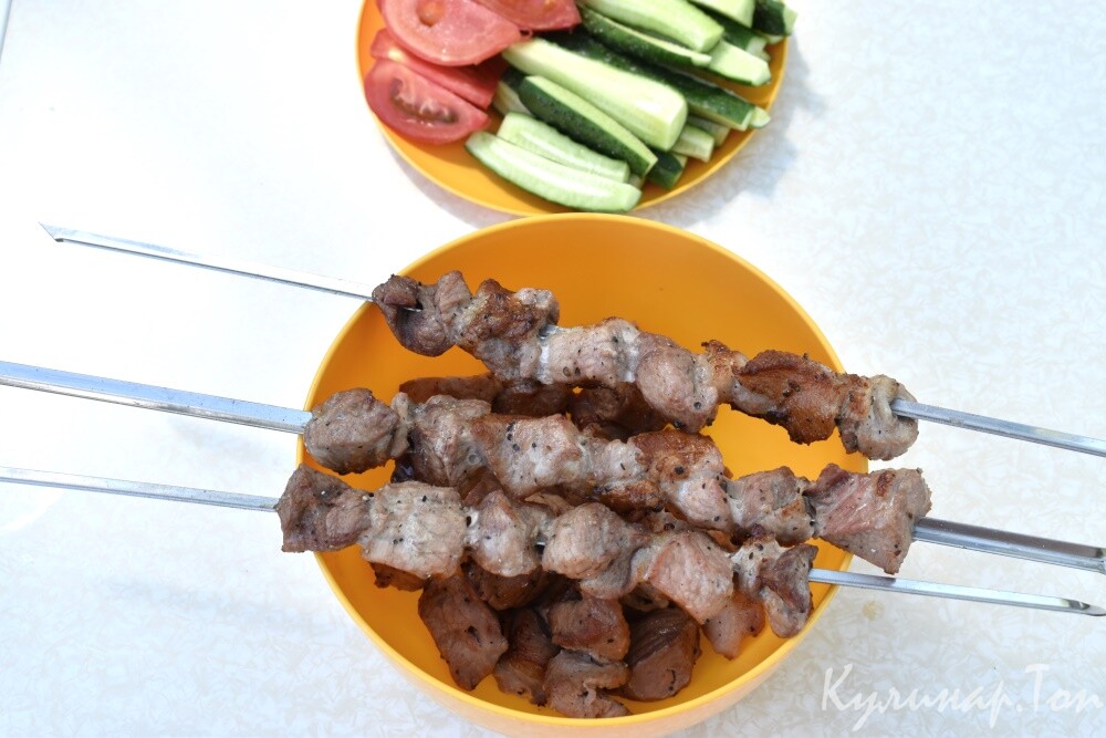 Классический шашлык из свинины