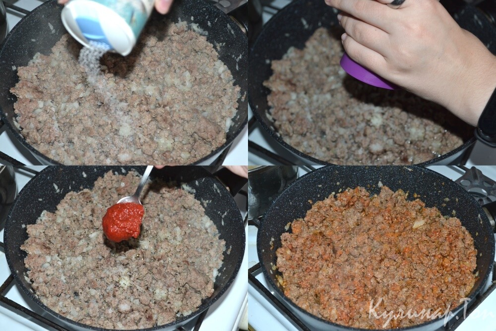 Макароны по-флотски с мясом индейки