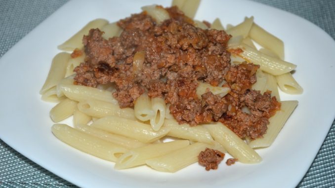Макароны по-флотски с мясом индейки-09 Макароны по-флотски с мясом индейки