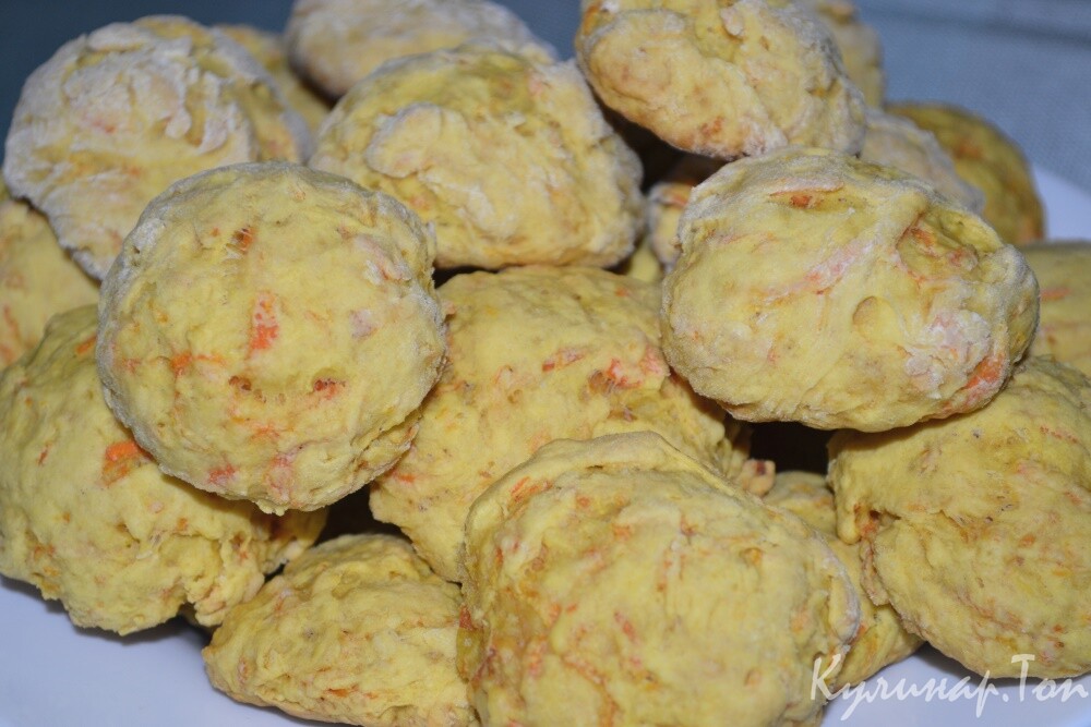 Морковное печенье