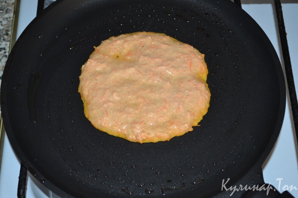 Морковные панкейки