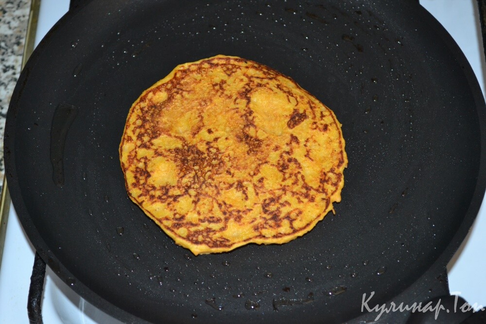 Морковные панкейки