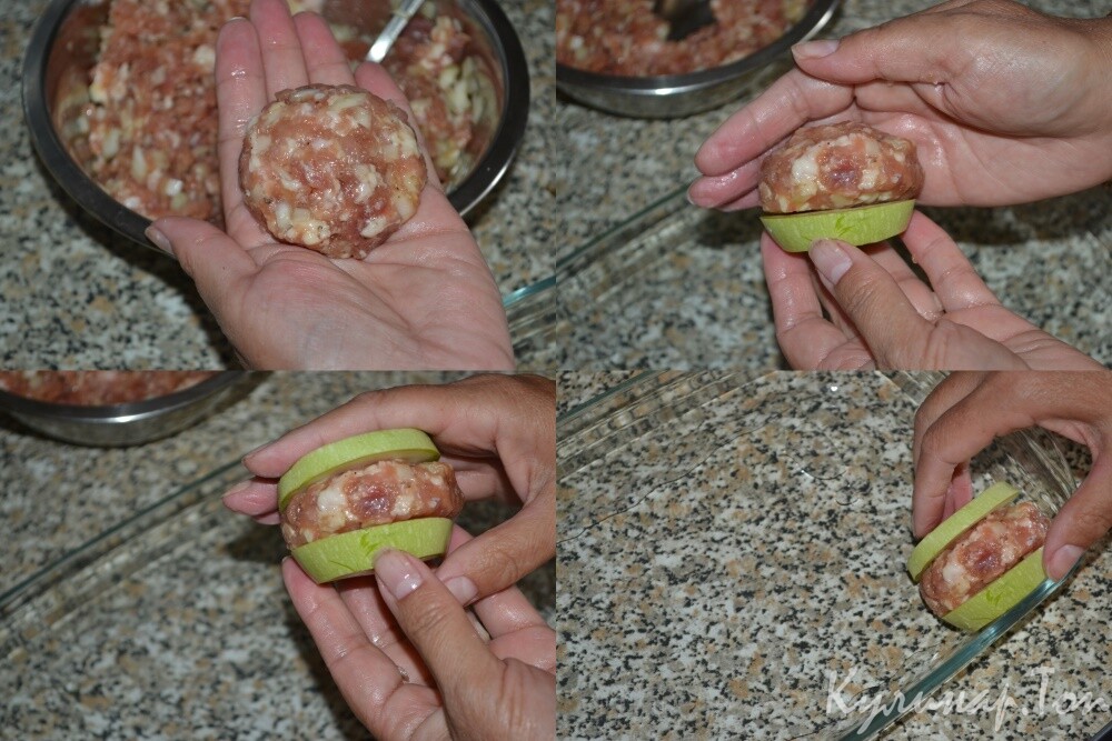 Мясная запеканка с кабачком