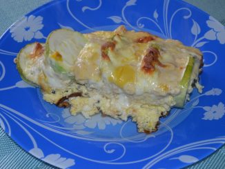 Мясная запеканка с кабачком
