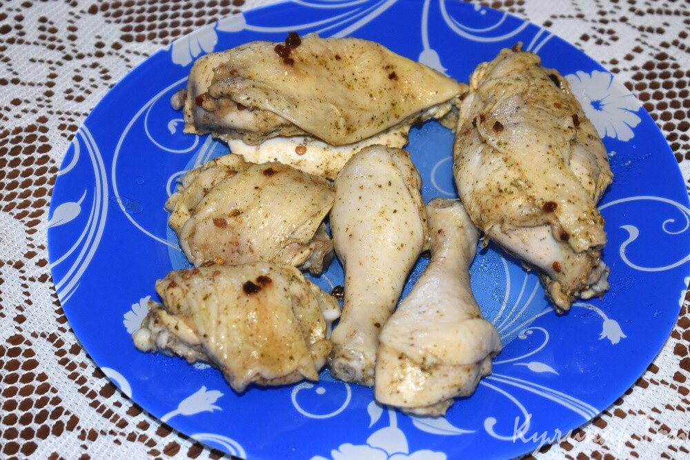 Острая курица в пароварке