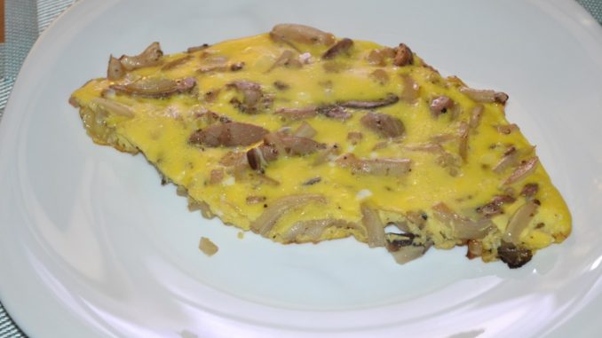 Яичница с шампиньонами-08 Яичница с шампиньонами