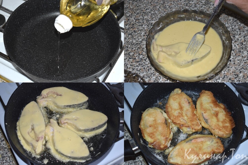 Горбуша в пивном кляре