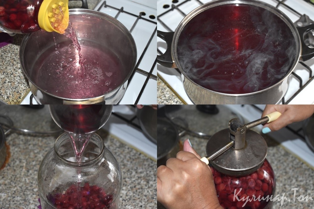 Вишневый компот