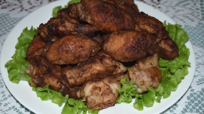 Куриные крылышки в гранатовом соке-08 Куриные крылышки в гранатовом соке
