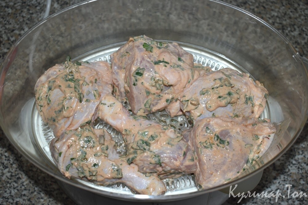 Курочка на пару
