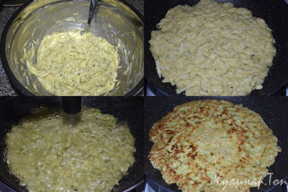 Кабачковый торт-закуска